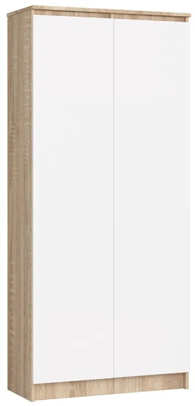 Dulap de haine Rainer II (Stejar sonoma + Alb). 1069820