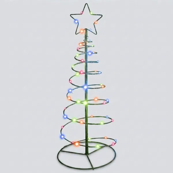 Aigostar - Decorațiune solară de Crăciun LED/0,59W/3,7V 100 cm IP65 multicolor