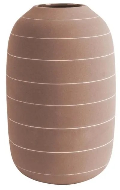 Vază din ceramică PT LIVING Terra, ⌀ 16 cm, cărămiziu