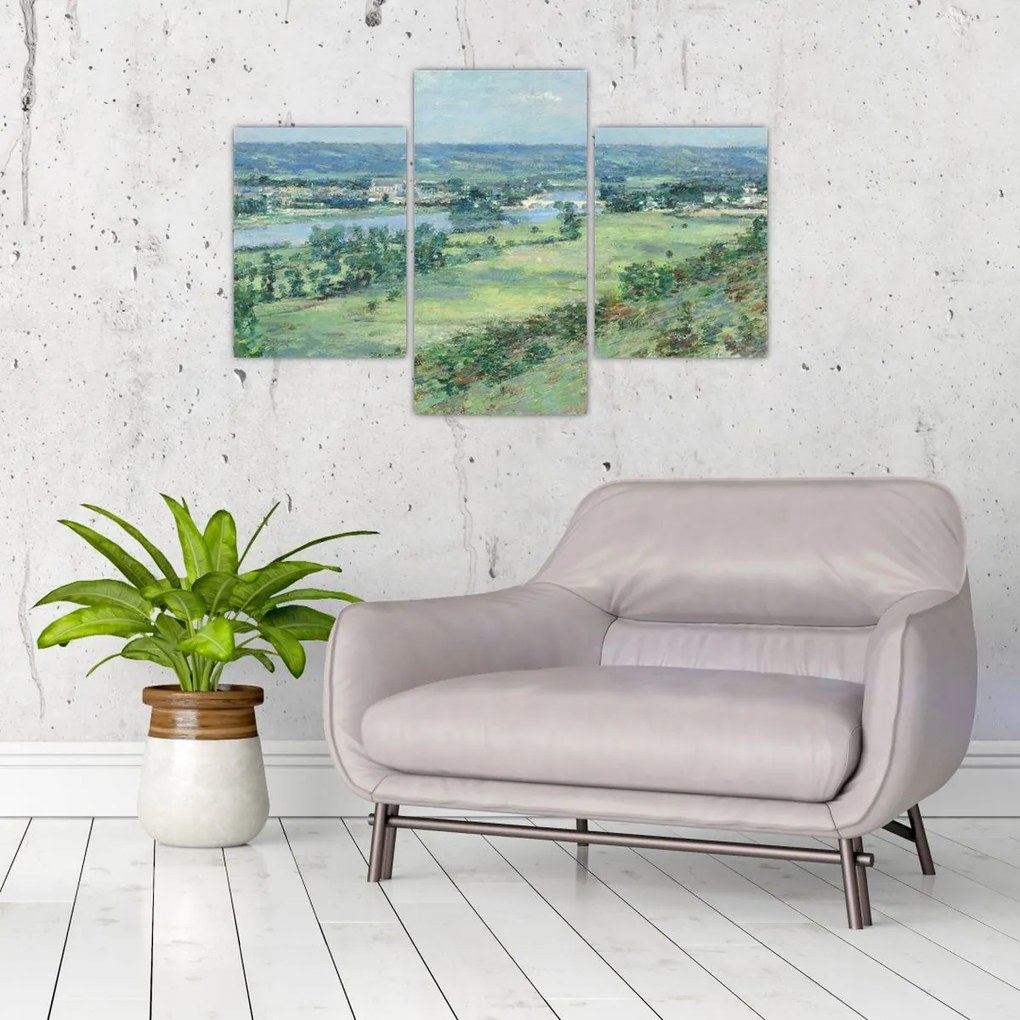 Tablou - Theodore Robinson, The Valley of the Seine, From the Hills of Giverny, reproducere (90x60 cm)