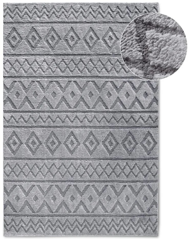 Covor gri 200x280 cm Itinerance Light Grey – Elle Decoration