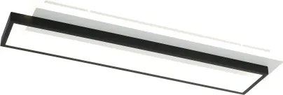 Brilagi - Plafonieră LED dimabilă OUTLINE LED/66W/230V 15x60 cm alb/negru + telecomandă
