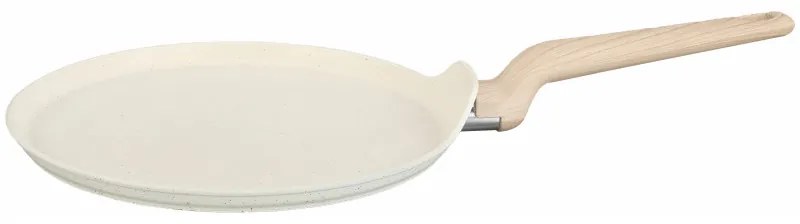 Tigaie pentru clatite Oliver Voltz Nice OV54422E26, 26 cm, Finisaj marmura, Inductie, Bej