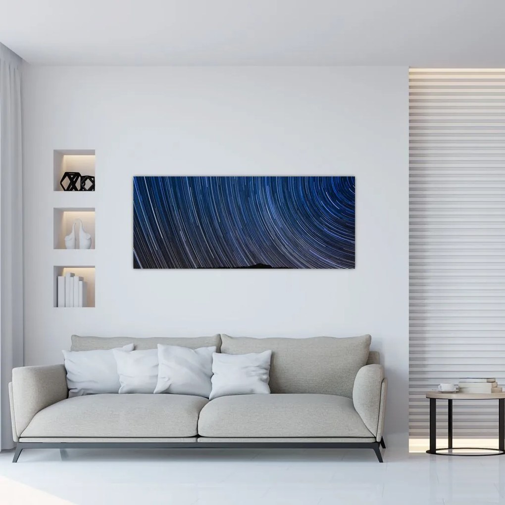 Tablou cu stele noaptea și cerul (120x50 cm)