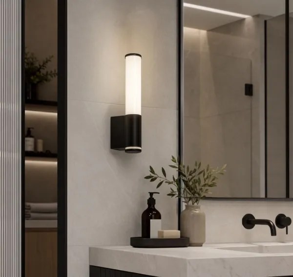 Rabalux 75103 - Aplica de perete pentru baie LED TENORO LED/6W/230V IP44 neagră