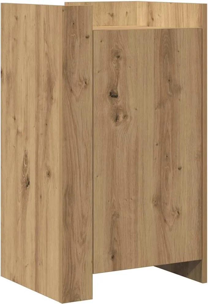 vidaXL Bufet Stejar Artizanal 45 x 35 x 75 cm