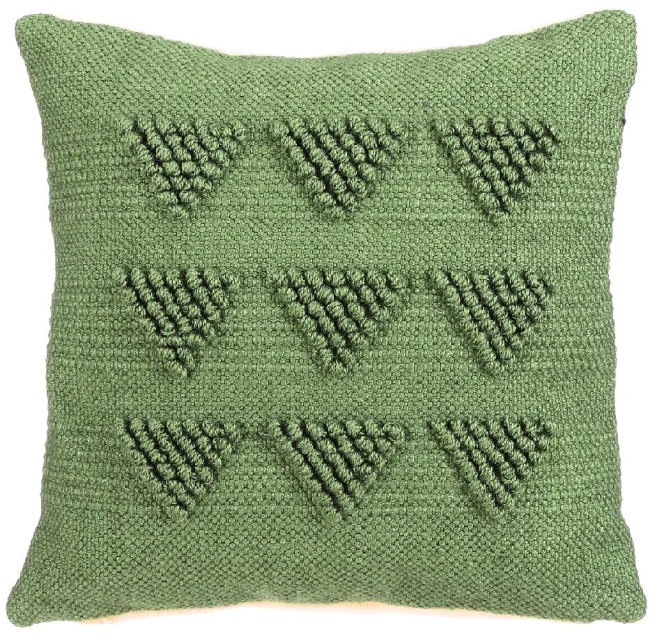 Husa de perna decorativa LANDER 45x45 cm, verde