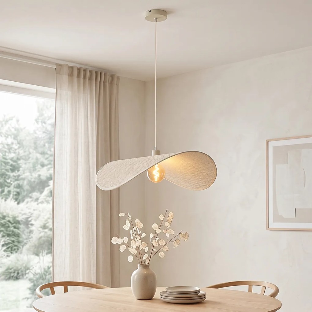 Lampă suspendată modernă bej 65 cm - Hat