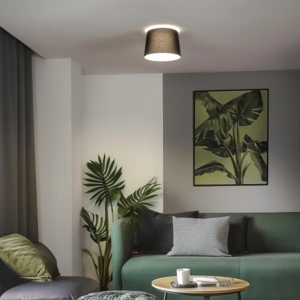 Brilagi - Plafonier aplicat LED CERIA 1xE27/40W/230V Ø 30 cm negru