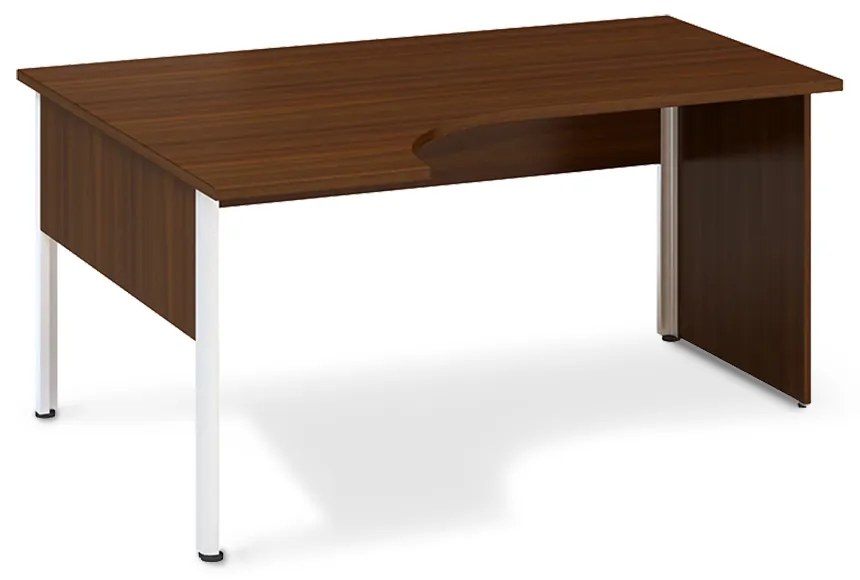 Birou ergonomic ProOffice A 180 x 120 cm, stanga, nuc