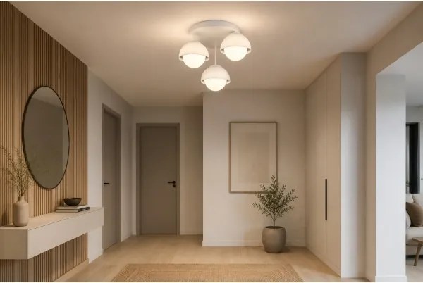 BRILAGI - Lustră aplicată COSMO 3xE27/60W/230V albă