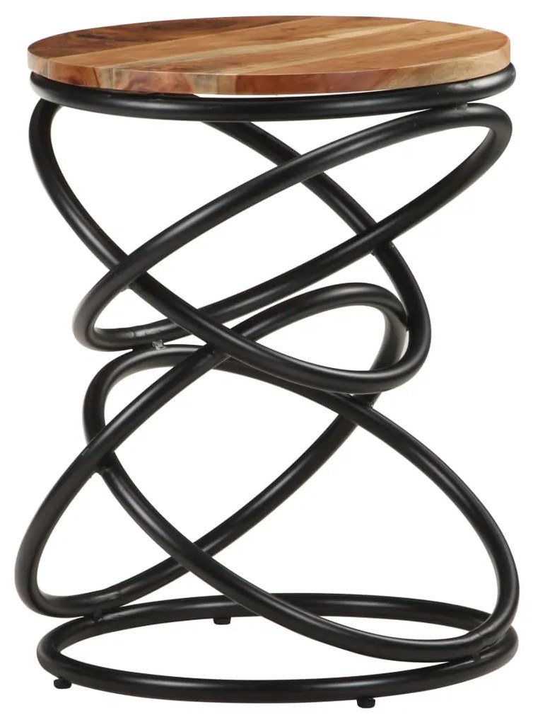 vidaXL Masă de capăt, 40 x 40 x 52 cm, lemn masiv de acacia