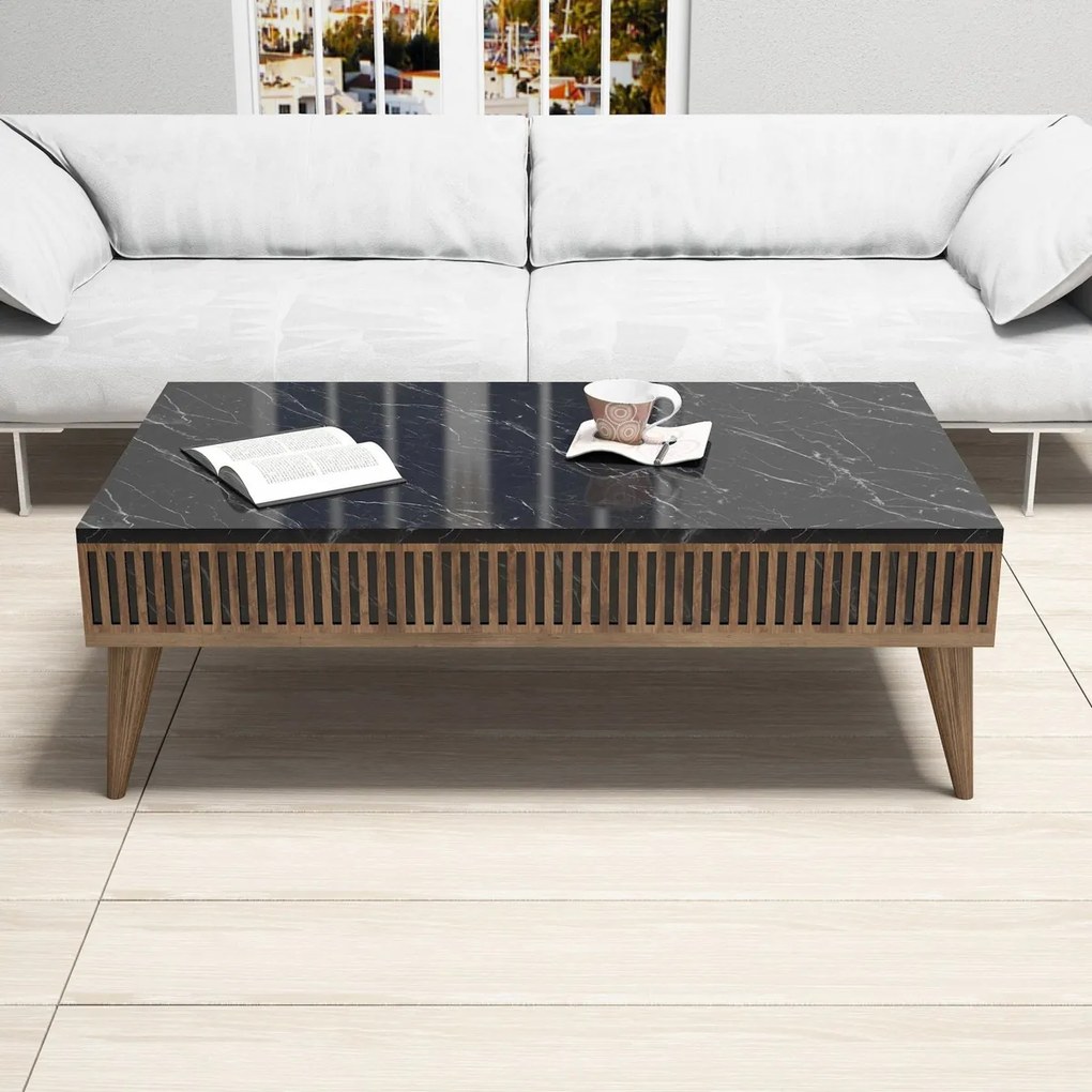Masă de cafea Milan Walnut Black