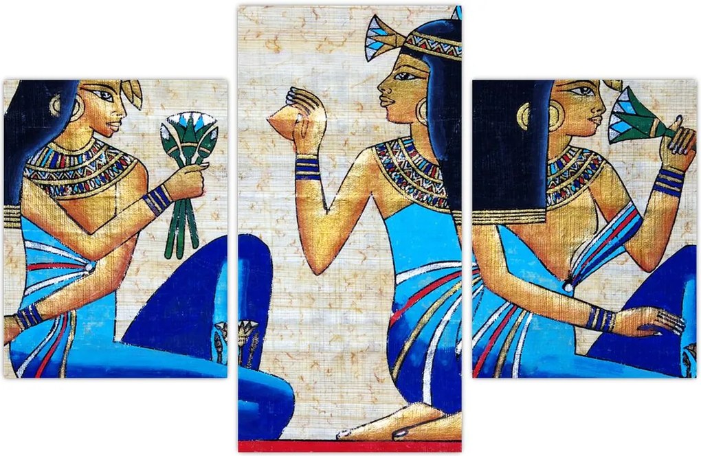 Tablou - Picturi egiptene (90x60 cm)