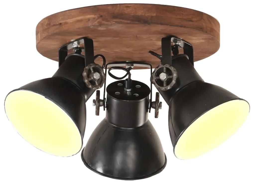 vidaXL Lampă suspendată industrială, 25 w, negru, 42 x 27 cm, e27