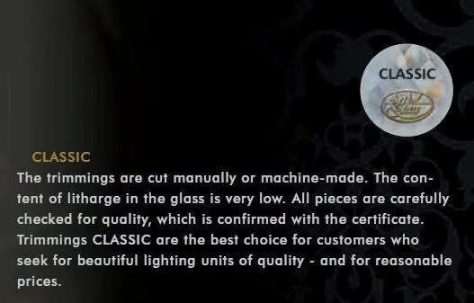 Aplica de perete cristal Bohemia Inessa va 6006 WL CL