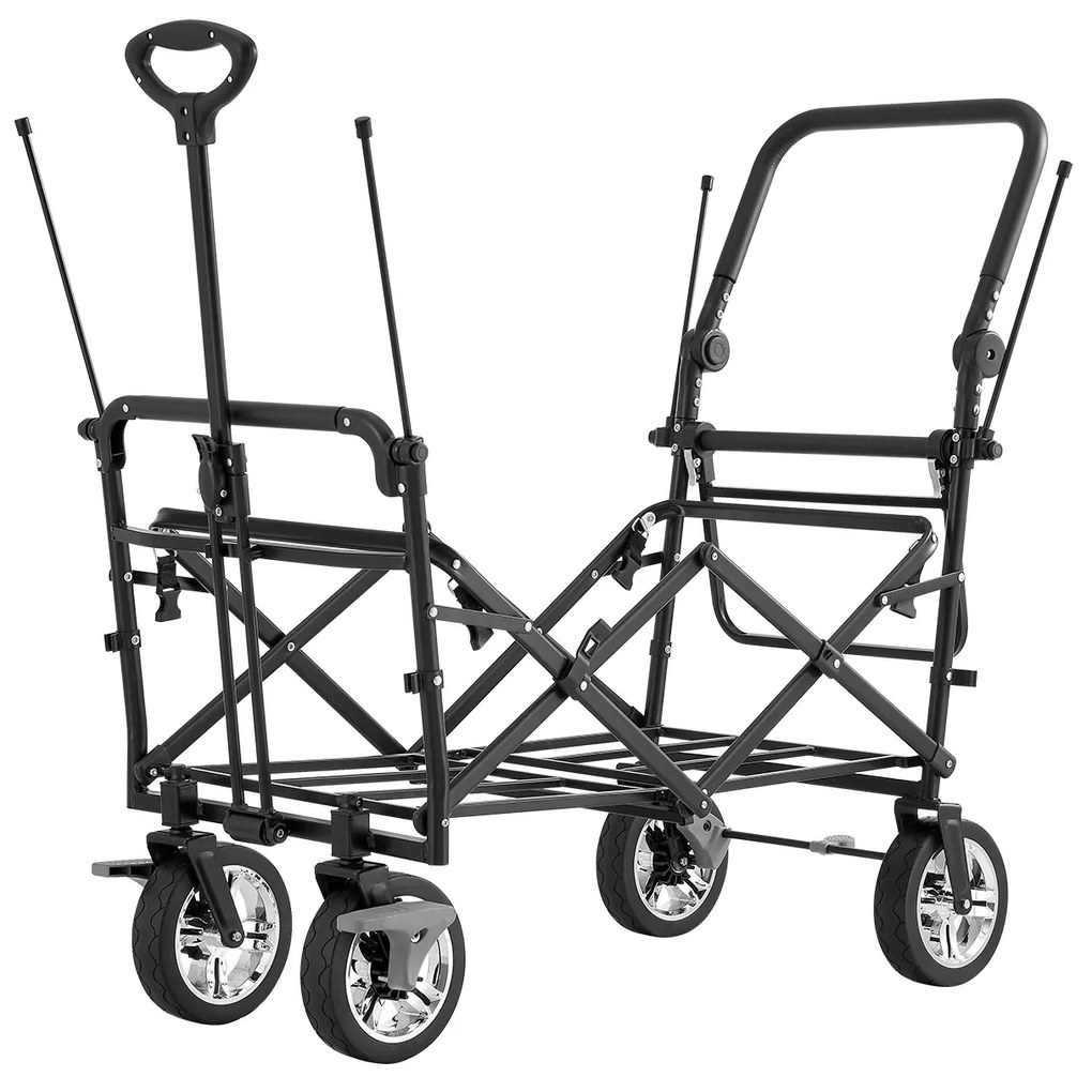 Camion de mână cu acoperiș gri închis