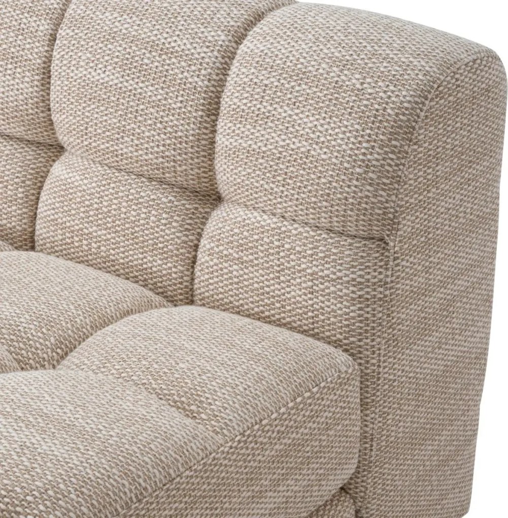 Canapea, Modul centru design elegant LUX Dean middle Skyward sand