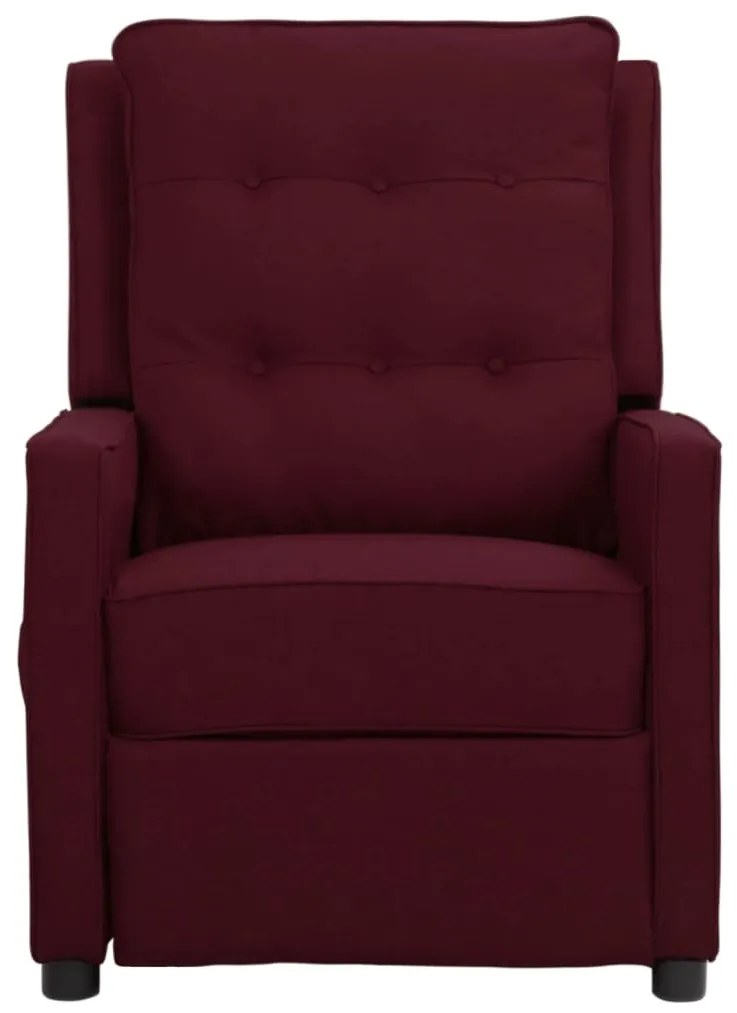 338973 vidaXL Fotoliu de masaj, violet, material textil