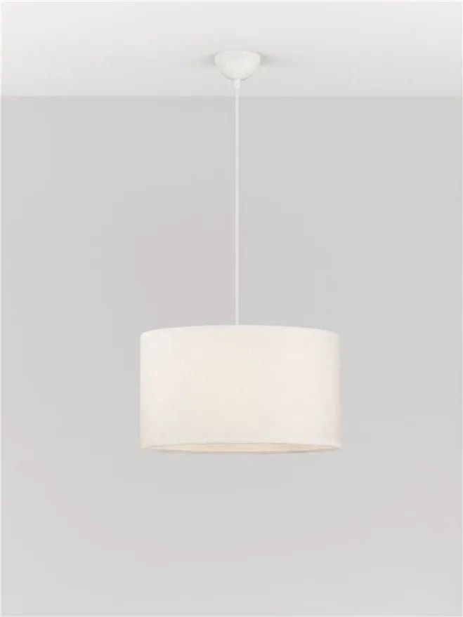 Lustra suspendata cu abajur alb SYRIN