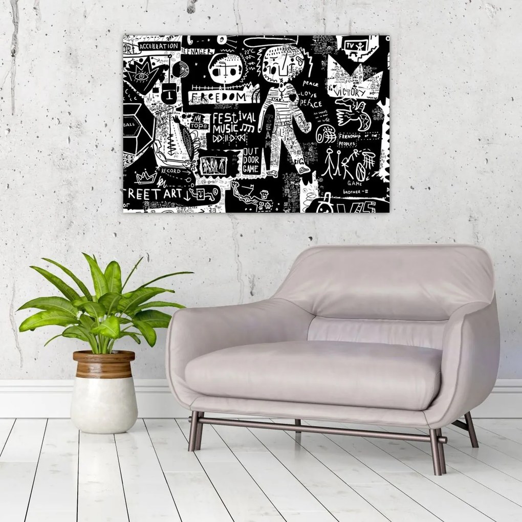 Tablou - Graffiti (90x60 cm)