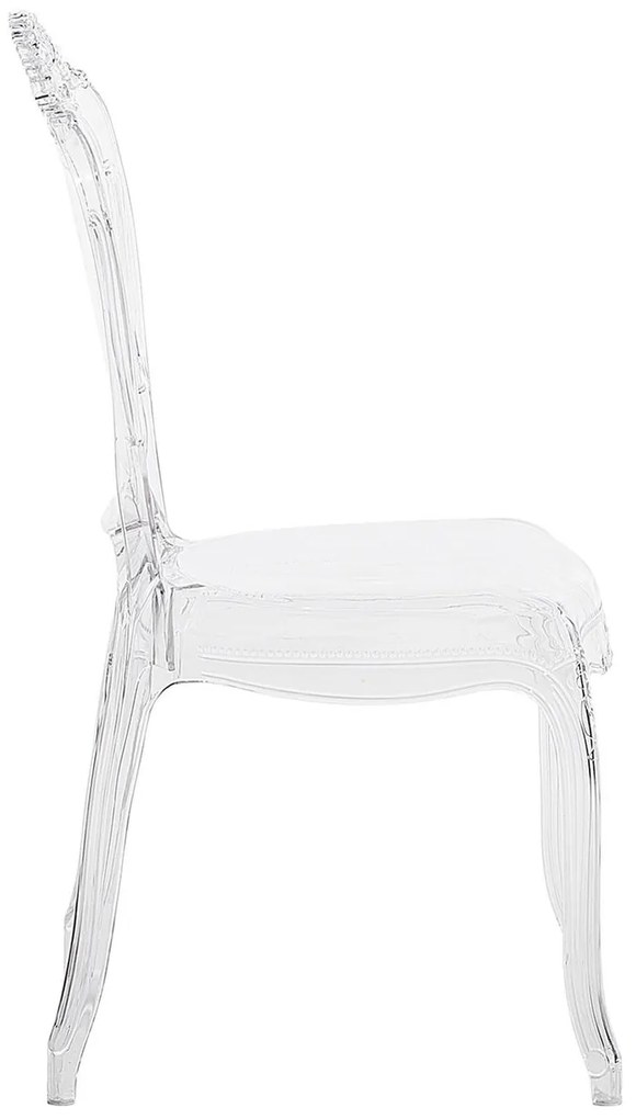 Set 2 buc. scaune pentru sufragerie Vitton (transparent). 1009867