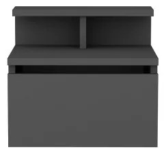Noptieră NOVEN antracit