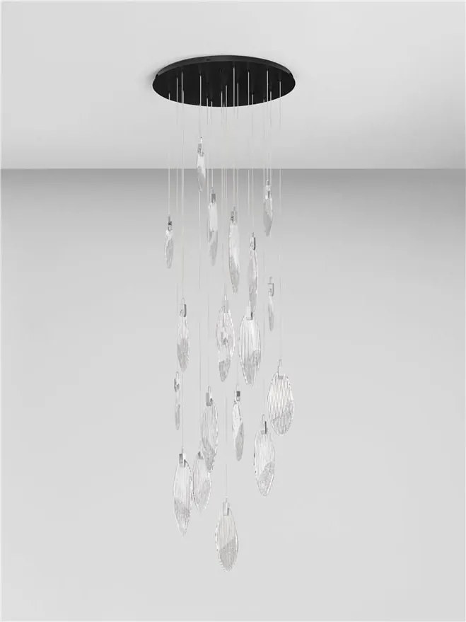 Lustra LED XXL suspendata design decorativ SERIQ D-81cm