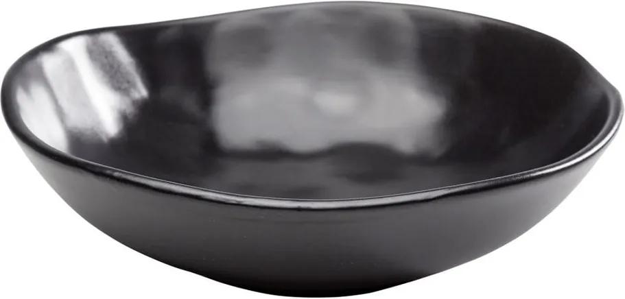 Farfurie adâncă din ceramică Kare Design Desert, ⌀ 22 cm, negru