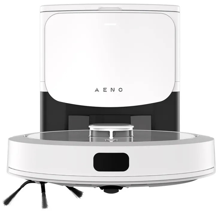Aspirator robot Aeno RC4S ARC0004S, 5200 mAh, 4000Pa, 300 m², 300 ml, Comenzi vocale, Curatare uscata si umeda, Mapare, Program de curatare, Alb