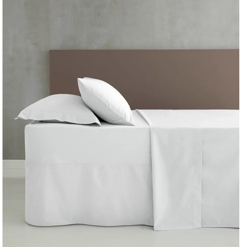 Husă pentru cadru de pat albă din bumbac percale 90x190 cm Easy Iron Percale – Catherine Lansfield