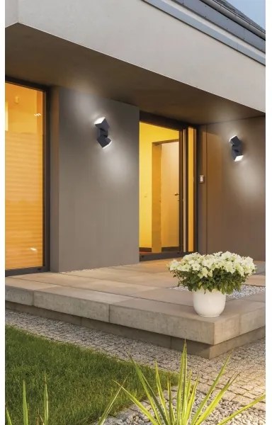 Aplică LED de exterior RYAN 2xLED/5W/230V IP54 Paul Neuhaus 9722-13