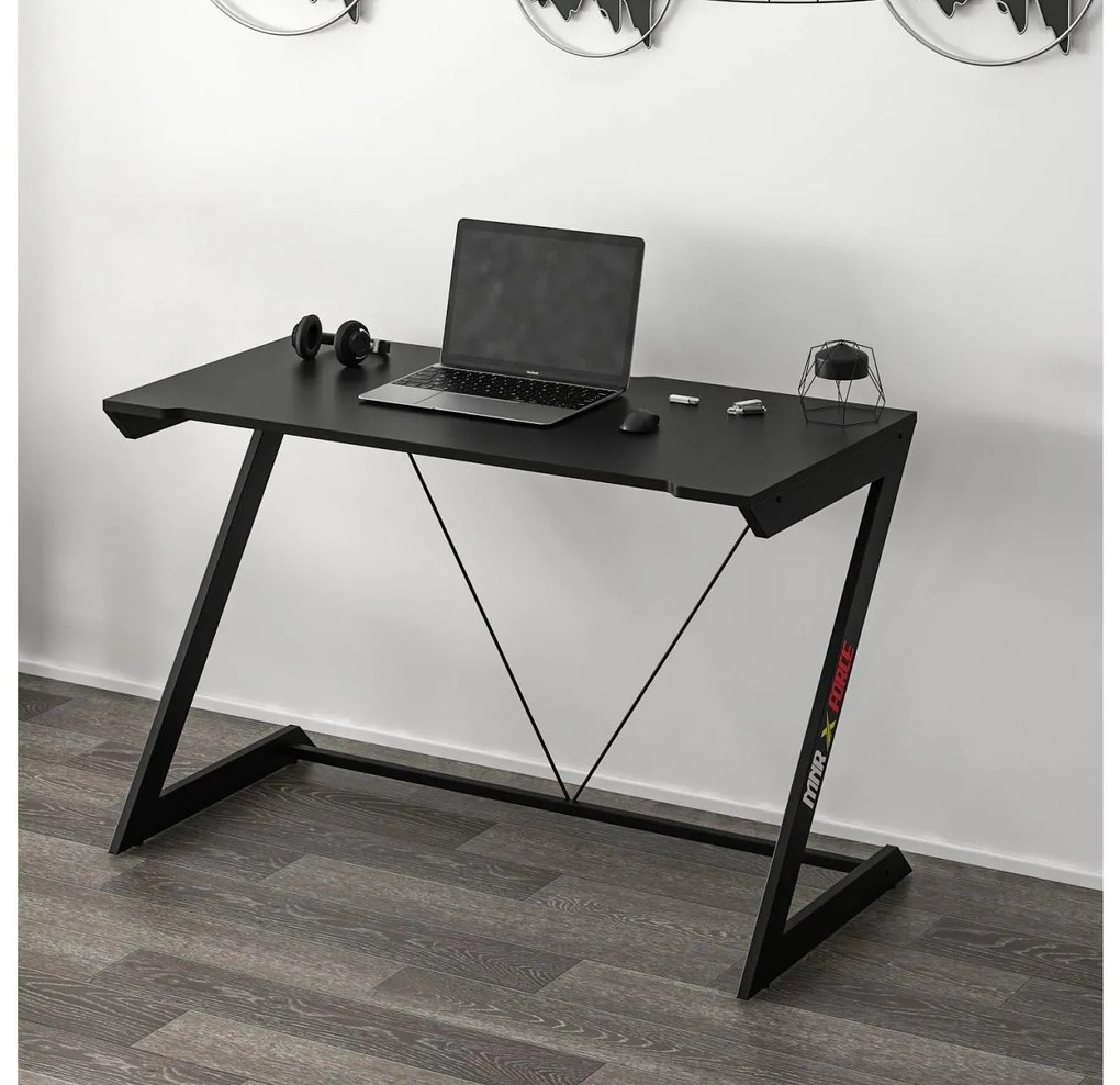 Masă gaming Nudupa (negru) . 1093835