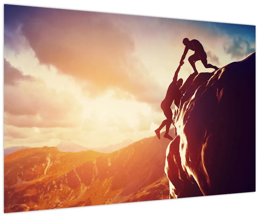 Tablou - Alpiniști (90x60 cm)