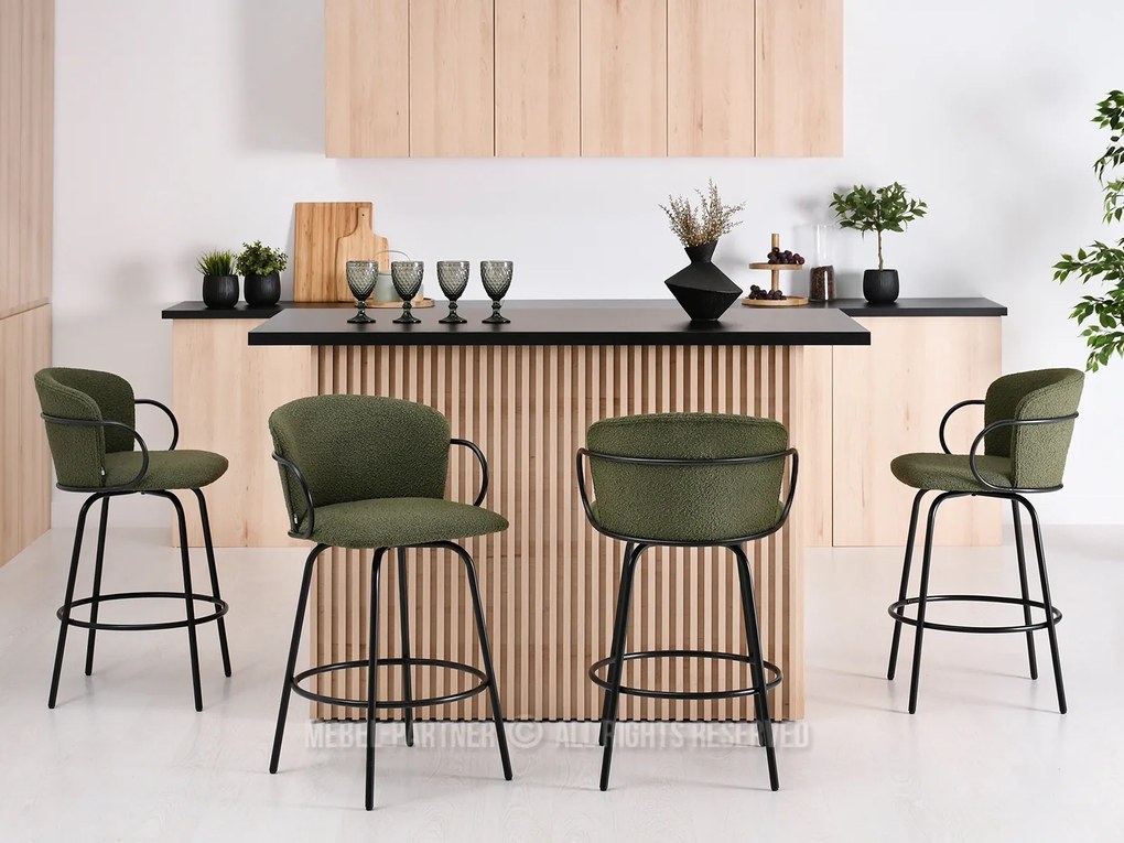 Scaun Sofia (verde + negru). 1110748