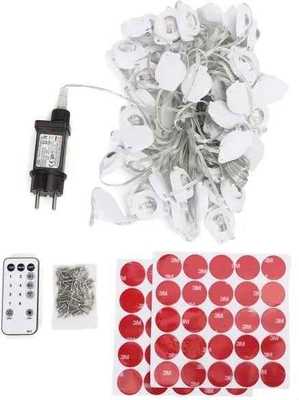 Aigostar - Instalație luminoasă de Crăciun LED dimmabilă pentru exterior 50xLED/8 funcții 20m IP44 multicolor + telecomandă