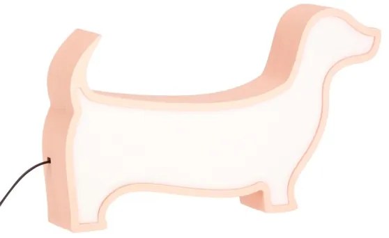 Lampă de birou LED pentru copii DOG LED/12W/230V roz