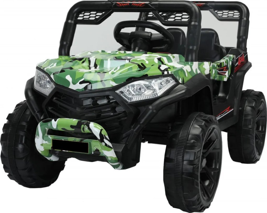 Masinuta Electrica cu acumulator pentru copii NOVOKIDS™ Buggy Mini UTV, Cu faruri luminoase, Telecomanda, 3-7 ani , max 30 kg, 3 Viteze, Lungime 110