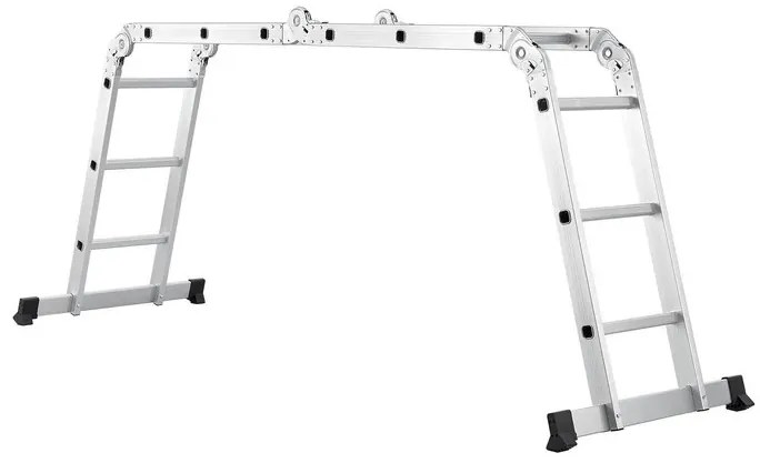 Juskys Scara multifuncțională din aluminiu 360 cm