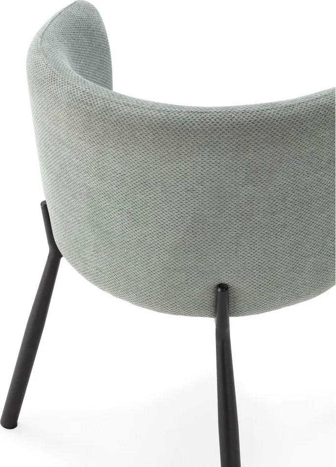 Set de scaune de sufragerie verde mentă 2 buc. tapițat Ginny – MOME