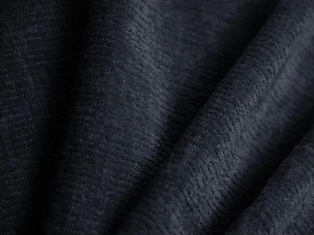 Pat albastru închis tapițat cu spațiu de depozitare cu somieră 90x200 cm Amy – Micadoni