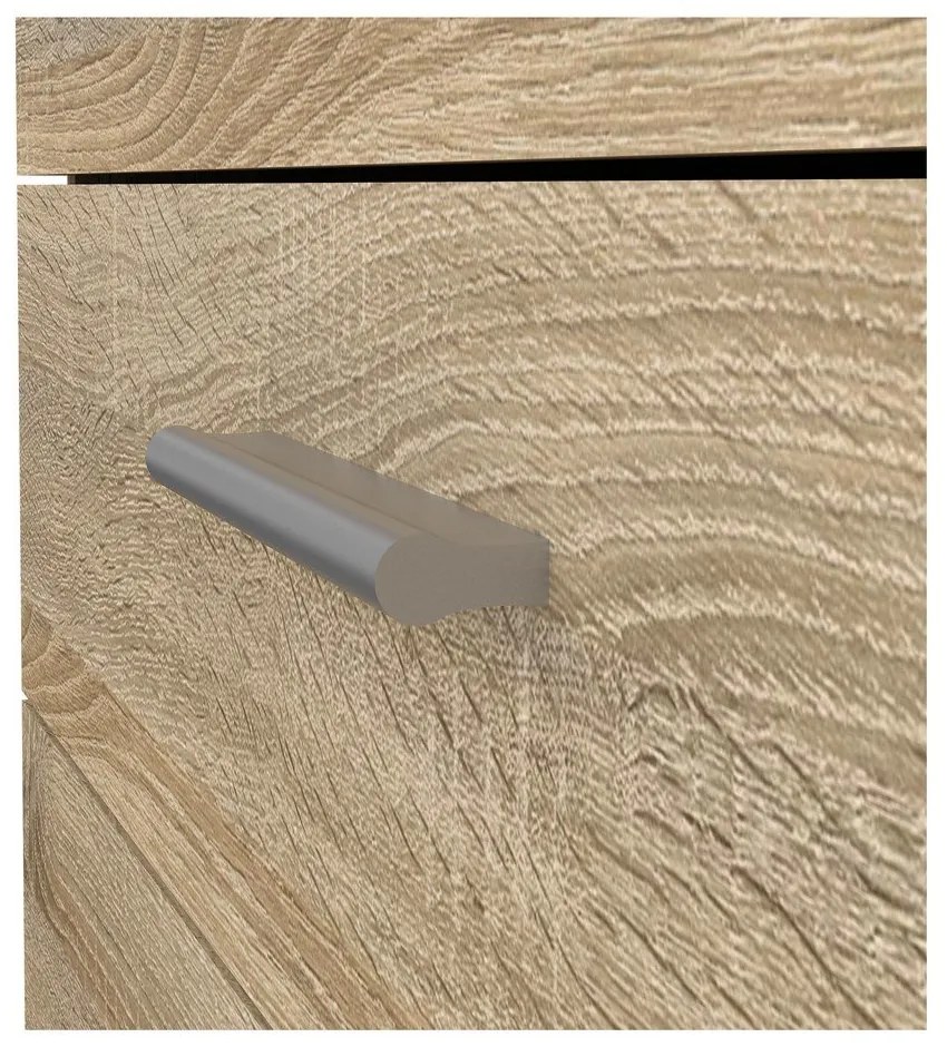 Comodă cu aspect de stejar Tvilum Pepe, 80x68 cm