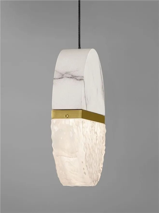 Pendul decorativ LED 2700K DORIN alb