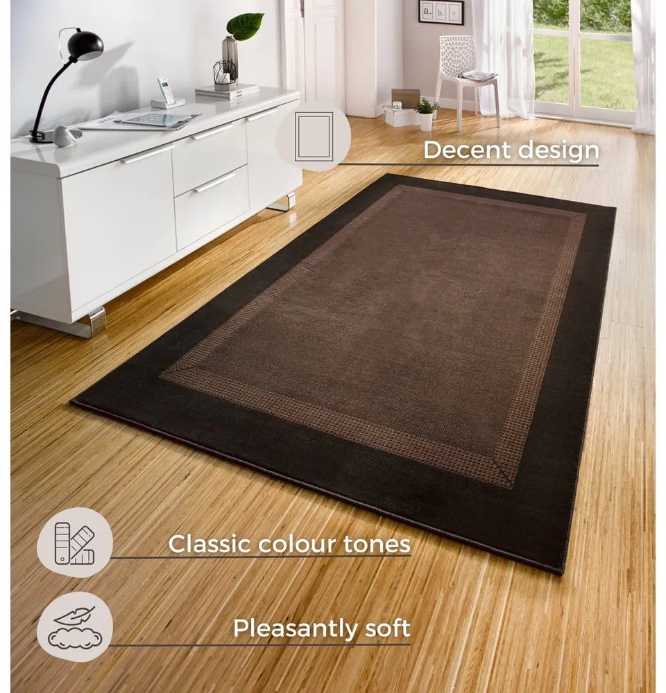Covor Hanse Home Basic, 160x230 cm, maro