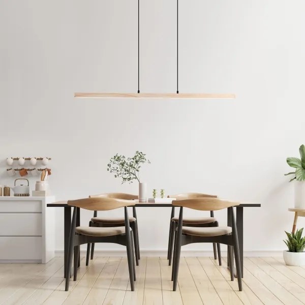 Brilliant - Lustră LED pe cablu ARION LED/22W/230V, lemn de pin