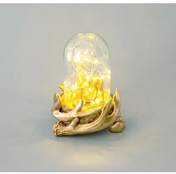 Decorațiune LED de Crăciun 12xLED/3xAAA alb cald