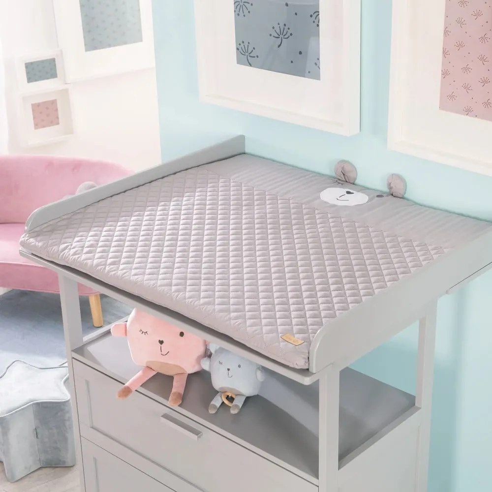 Covoraș de joacă pentru copii gri deschis Roba style – Roba