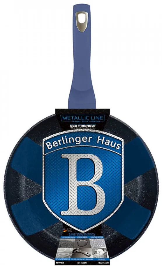 Tigaie 20 cm Metallic Line Royal Blue Edition Berlinger Haus BH 1646N