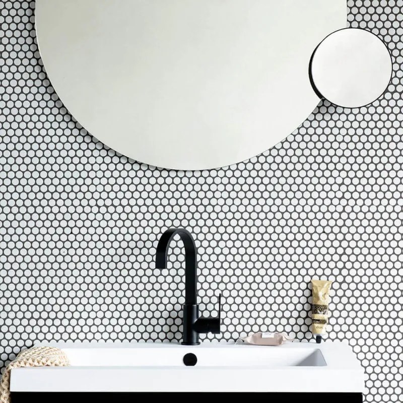Oglindă de perete Brabantia MindSet Mineral 1005690, 5x mărire, Suport magnetic, Rezistent la coroziune, Acoperire minerală, Gri