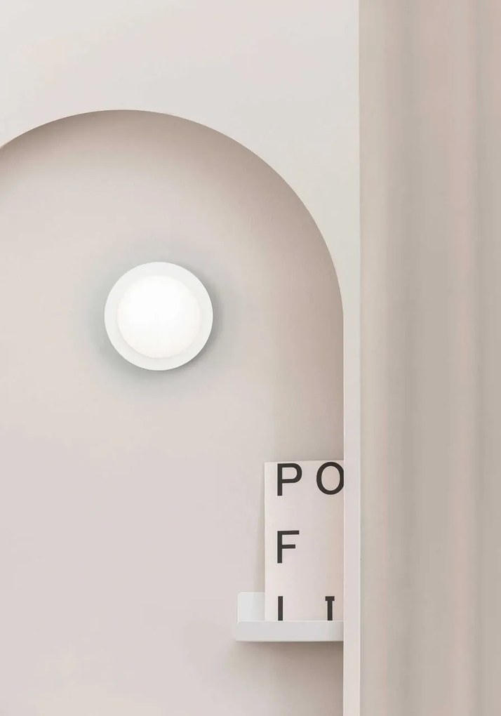 Mini Aplica LED de perete / tavan design modern IP44 MAY White